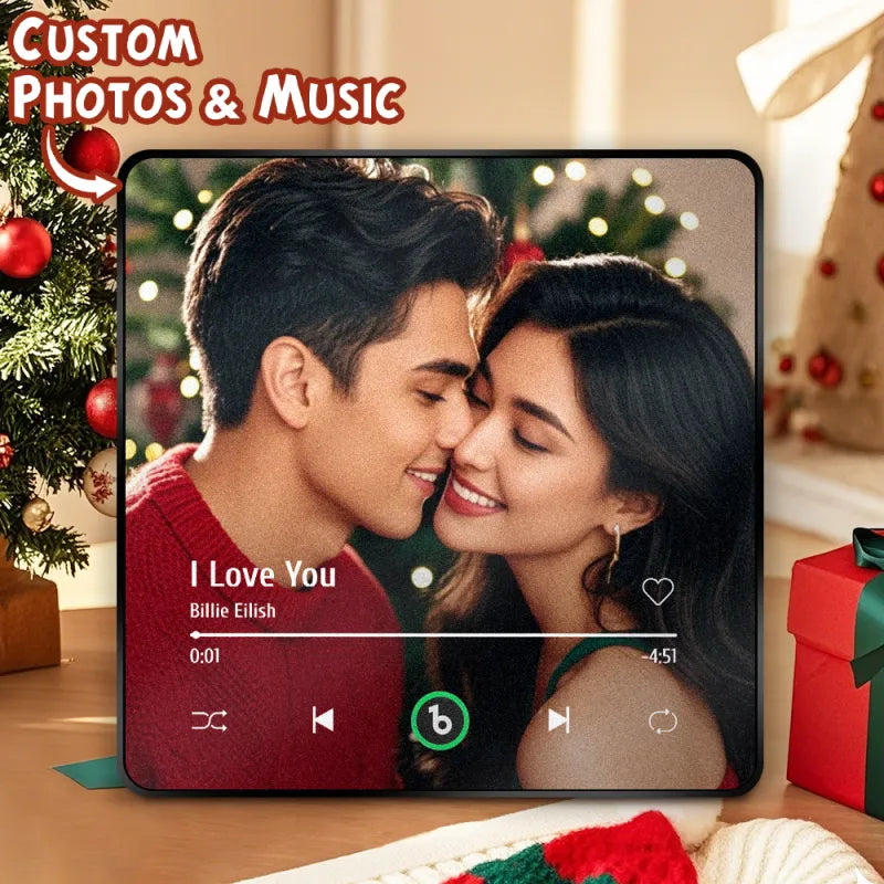 Custom Music And Photo Fridge Magnet Best Gift