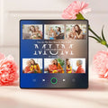 Custom Music Fridge Magnets Custom Music Fridge Magnet Colorful Frame Album Fridge Magnet Can Play Songs Gift for Mom