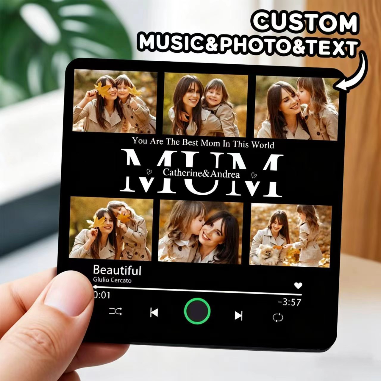 Custom Music Fridge Magnet-Personalized Photo Gift | Birthjuly