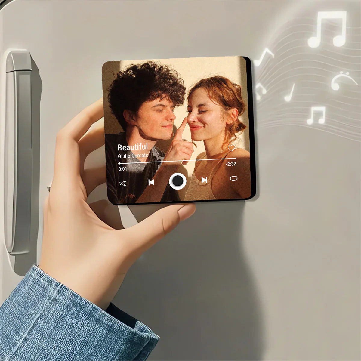 Custom Music Fridge Magnet-Personalized Photo Gift | Birthjuly