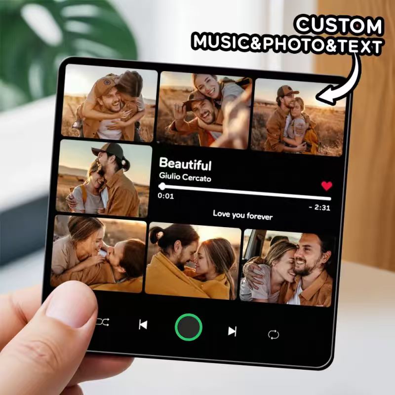 Custom Music Fridge Magnet-Personalized Photo Gift | Birthjuly